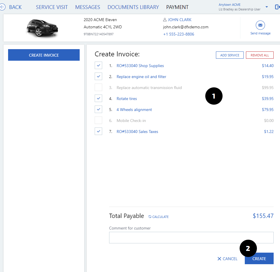 Invoicing